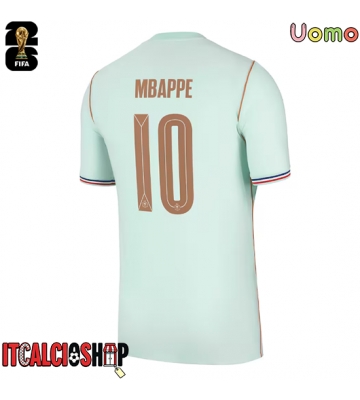 Francia Kylian Mbappe #10 Seconda Maglia Mondiali 2026 Manica Corta